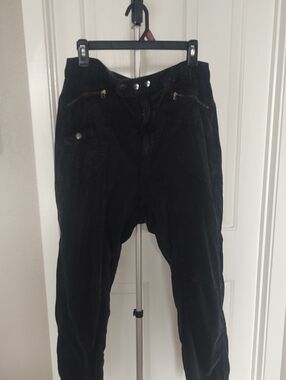 Free People MotoBlack Corduroy Pants
